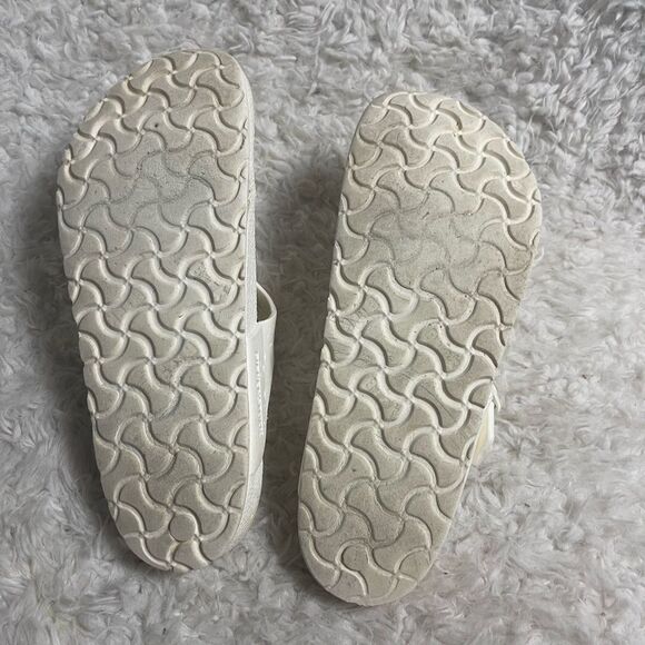 BIRKENSTOCK GIZEH EVA WHITE slides Sandals Size 38 L7 - Picture 7 of 8
